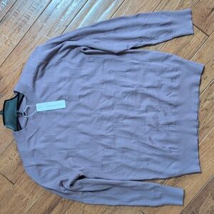 Arach & Cloz Lilac Mauve Crewneck Knit Sweater